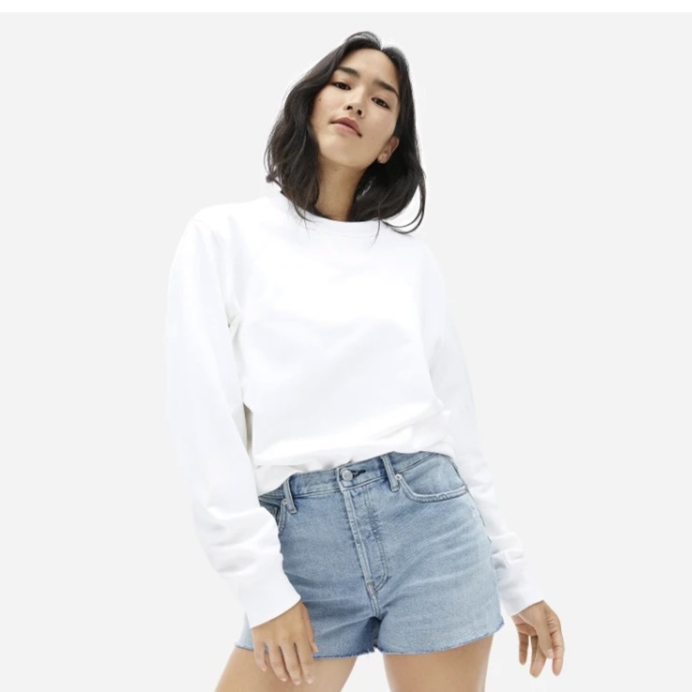 Everlane French Terry Crew Unisex XXXS